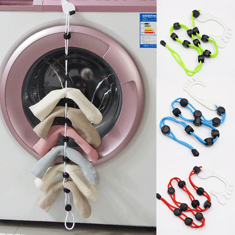 1PC Home Socks Hanging Rope Multi-function Washing Socks Stockings Drying Socks Convenient Practical Durable Storage Rack
1PC Home Socks Hanging Rope Multi-function Washing Socks Stockings Drying Socks Convenient Practical Durable Storage Rack