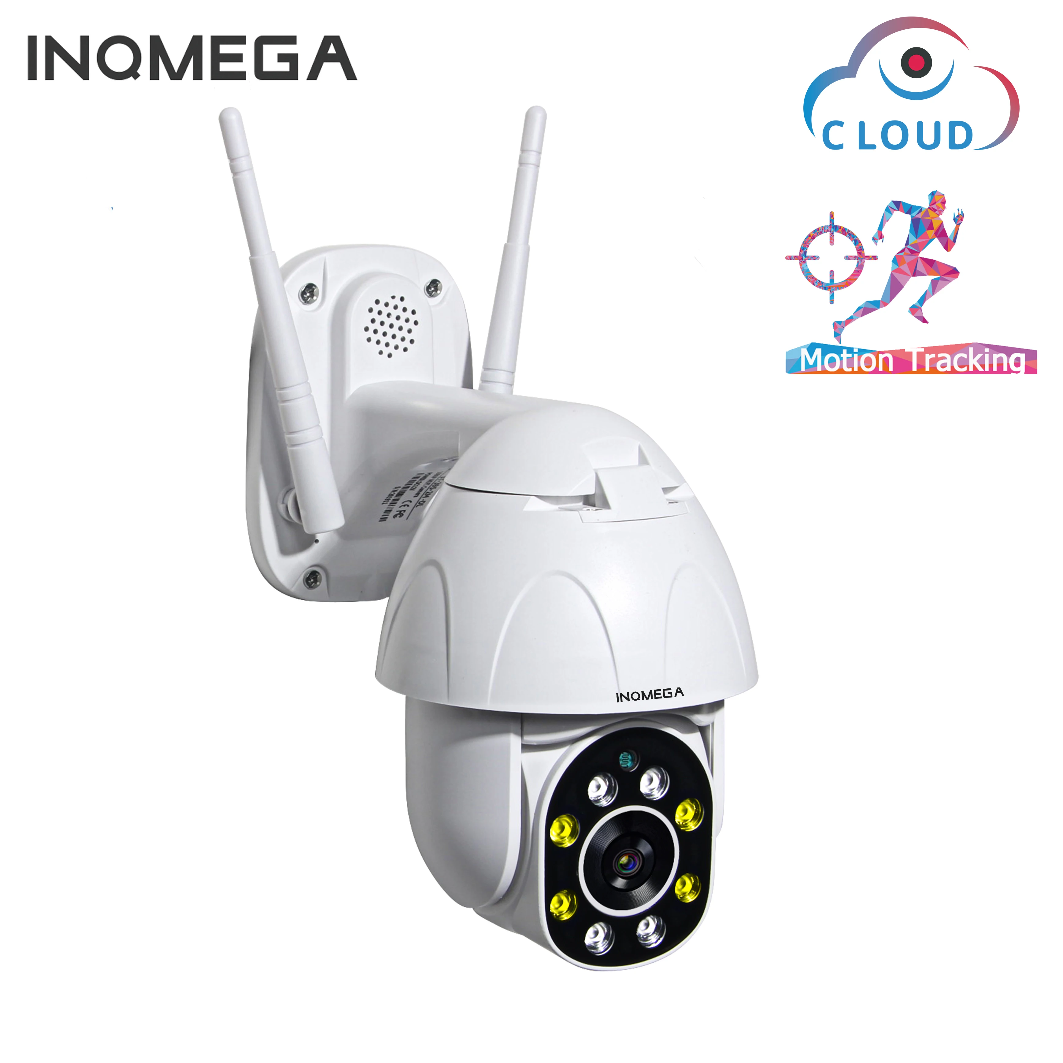 

INQMEGA PTZ IP Camera WIFI Speed Dome Camera Auto Tracking Outdoor 4X Digital Zoom 2MP IR Onvif CCTV Security Camera
