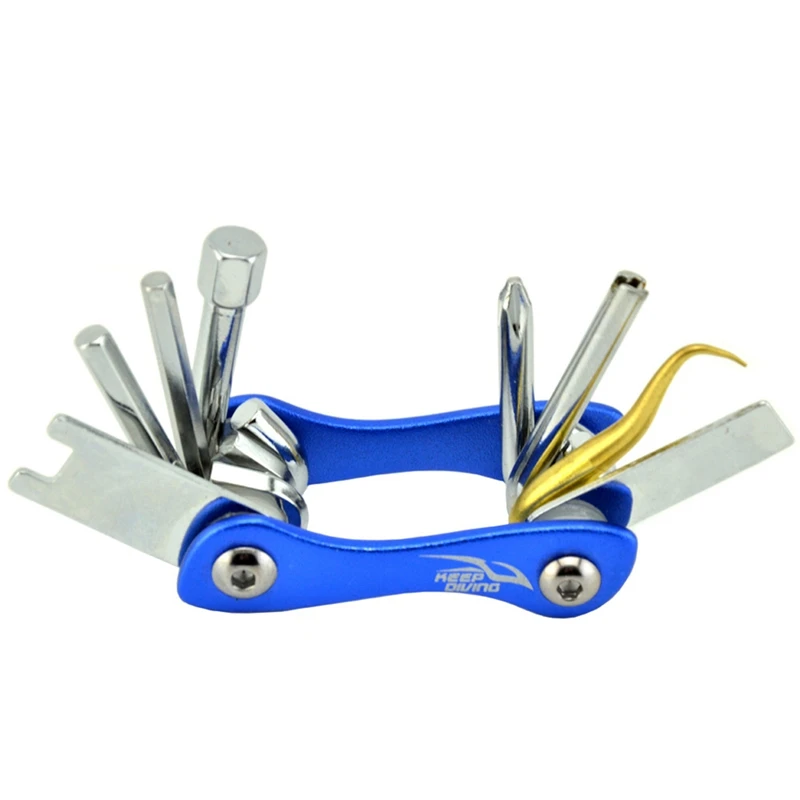 KEEP DIVING 8 in 1 Scuba Diving O-Ring Pick Screwdriver Multi Tool Wrench for Repairing Adjusting
KEEP DIVING 8 in 1 Scuba Diving O-Ring Pick Screwdriver Multi Tool Wrench for Repairing Adjusting