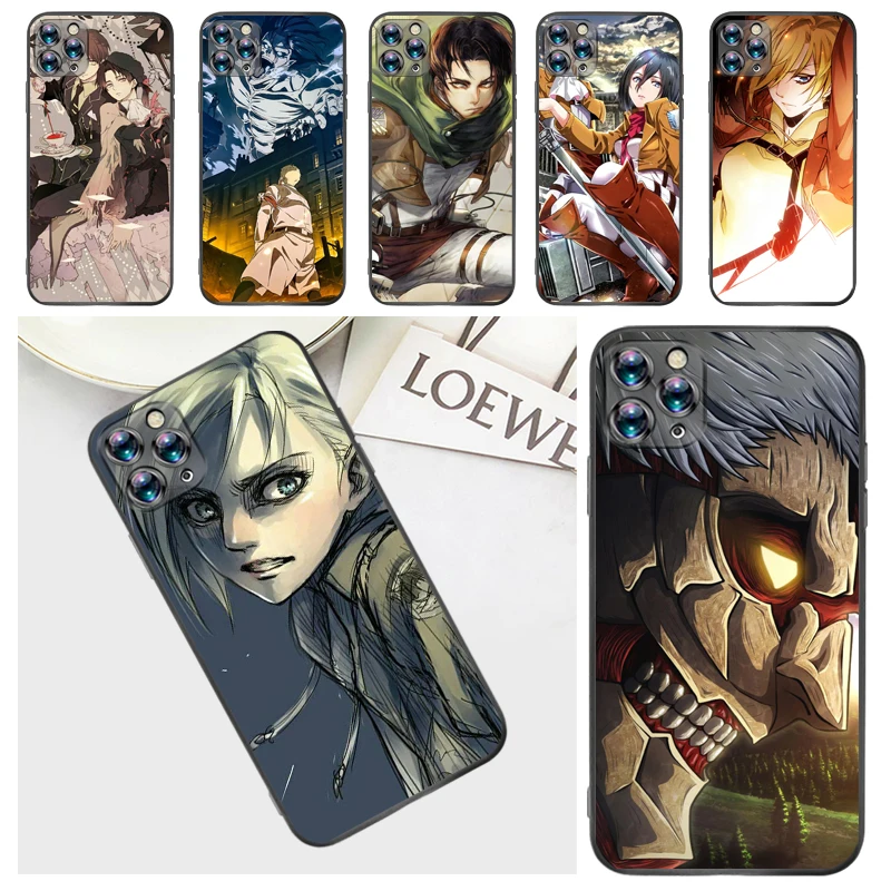 Attack On Titan Mikasa Ackerman Armin Arlert Levi Eren Jager Phone Case For iPhone 7 8 Plus 6 6S Funda Soft TPU Carcasa Coque
Attack On Titan Mikasa Ackerman Armin Arlert Levi Eren Jager Phone Case For iPhone 7 8 Plus 6 6S Funda Soft TPU Carcasa Coque