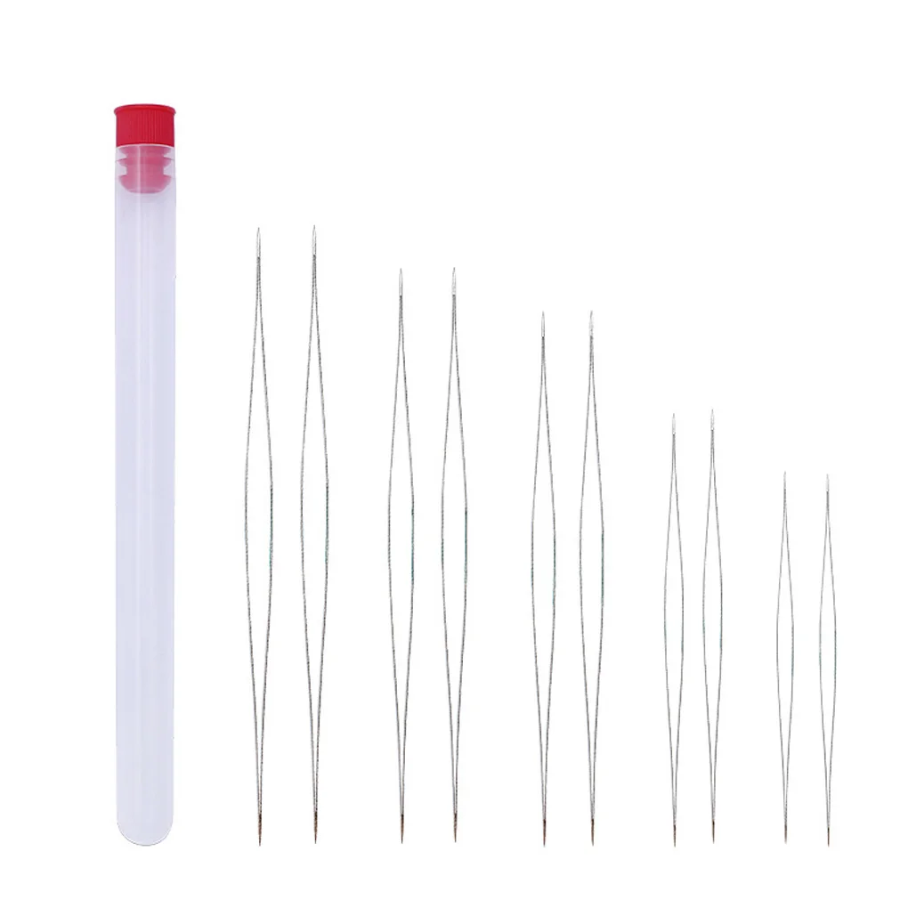 10pcs 5 Sizes Big Eye Beading Needles Bracelets DIY Jewelry Making Easy Thread Sewing Needles
10pcs 5 Sizes Big Eye Beading Needles Bracelets DIY Jewelry Making Easy Thread Sewing Needles