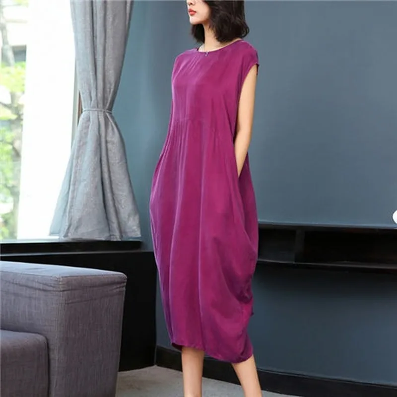 2021 New Summer Middle Aged Women Fashion Korean Loose O-neck Mid-Calf Dresses Female Casual Solid Short Sleeves Dresses K03
2021 New Summer Middle Aged Women Fashion Korean Loose O-neck Mid-Calf Dresses Female Casual Solid Short Sleeves Dresses K03