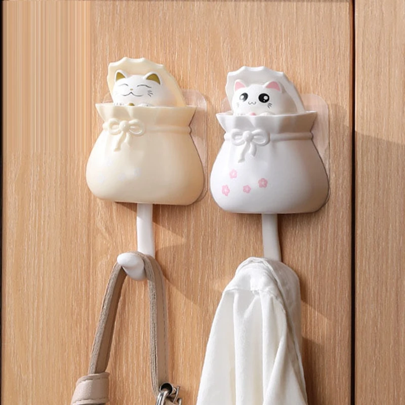 Крепкие липкие крючки Lucky Cat, держатель для ключей, настенный органайзер для всякой всячины, аксессуары для украшения дома
Крепкие липкие крючки Lucky Cat, держатель для ключей, настенный органайзер для всякой всячины, аксессуары для украшения дома