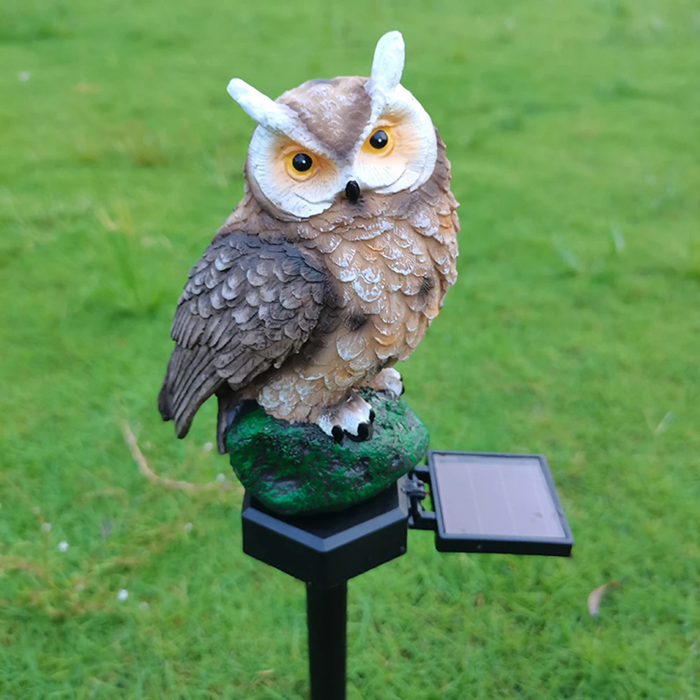 Outdoor Waterproof LED Solar Lamp Sculpture Owl Shape Light Solar Light Novelty Decoration Night Light for Garden Yard Lawn Path
Outdoor Waterproof LED Solar Lamp Sculpture Owl Shape Light Solar Light Novelty Decoration Night Light for Garden Yard Lawn Path