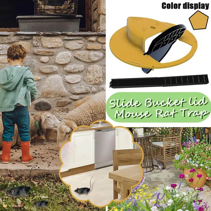 Reusable Smart Mouse Rat Trap Plastic Flip N Slide Bucket Lid Mouse Rat Mouse Trap Humane Or Lethal Trap Door Style Multi Catch
Reusable Smart Mouse Rat Trap Plastic Flip N Slide Bucket Lid Mouse Rat Mouse Trap Humane Or Lethal Trap Door Style Multi Catch
