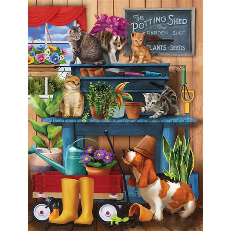 5D Diy Diamond Painting Animals Scenery Diamond Embroidery Cat,dog Mosaic Picture Of Rhinestone Home Decor Girl Hobby full drill
5D Diy Diamond Painting Animals Scenery Diamond Embroidery Cat,dog Mosaic Picture Of Rhinestone Home Decor Girl Hobby full drill
