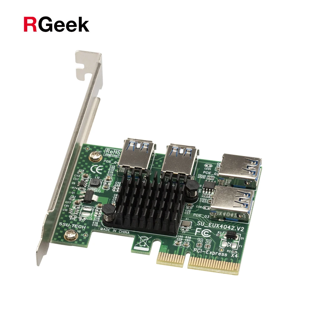 PCIE расширитель от 1 до 4 PCI-E до PCI-E адаптер PCIE разветвитель PCI-Express слот 1x до 4x 16x USB 3,0 Райзер множитель карт преобразователь
PCIE расширитель от 1 до 4 PCI-E до PCI-E адаптер PCIE разветвитель PCI-Express слот 1x до 4x 16x USB 3,0 Райзер множитель карт преобразователь