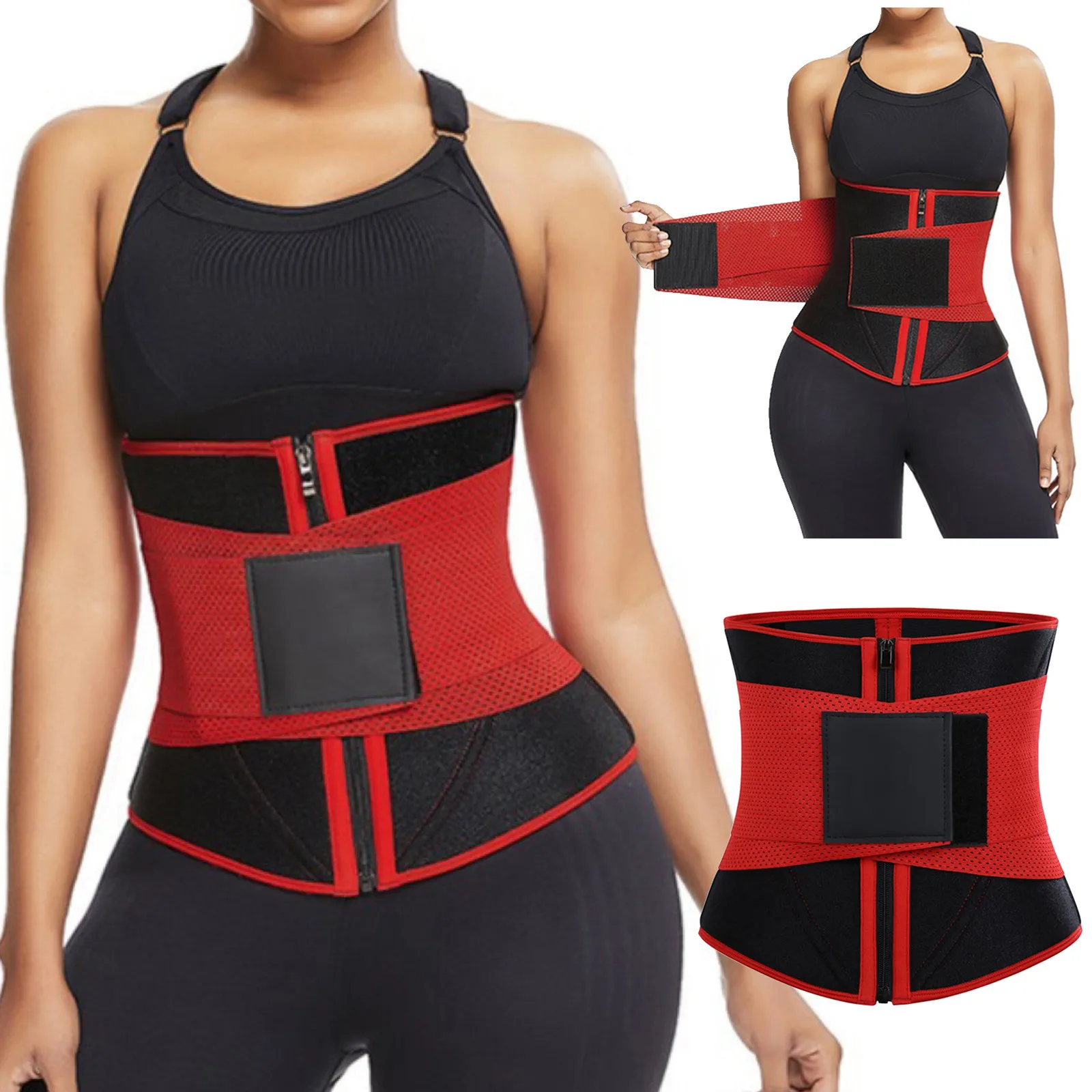 Fashion Women Zipper Belts Corset Sports With Breastplate Stylish Tunic Corset Waist Trainer Tummy Control Slimming Belt 
Fashion Women Zipper Belts Corset Sports With Breastplate Stylish Tunic Corset Waist Trainer Tummy Control Slimming Belt