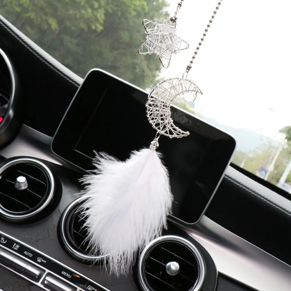 Starry Moon Dream Mirror Creative Rear-View Mirror Car Decoration Hanging Pendant Accessories For Girls Bedroom Decoration
Starry Moon Dream Mirror Creative Rear-View Mirror Car Decoration Hanging Pendant Accessories For Girls Bedroom Decoration