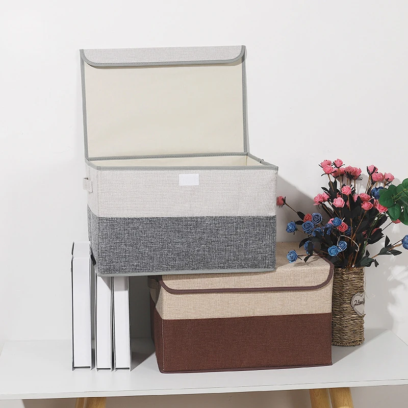 Cotton Linen Folding Storage Box Foldable Clothes Organizer With Lid Kids Toys Storage Basket Laundry Basket Home Organizer
Cotton Linen Folding Storage Box Foldable Clothes Organizer With Lid Kids Toys Storage Basket Laundry Basket Home Organizer