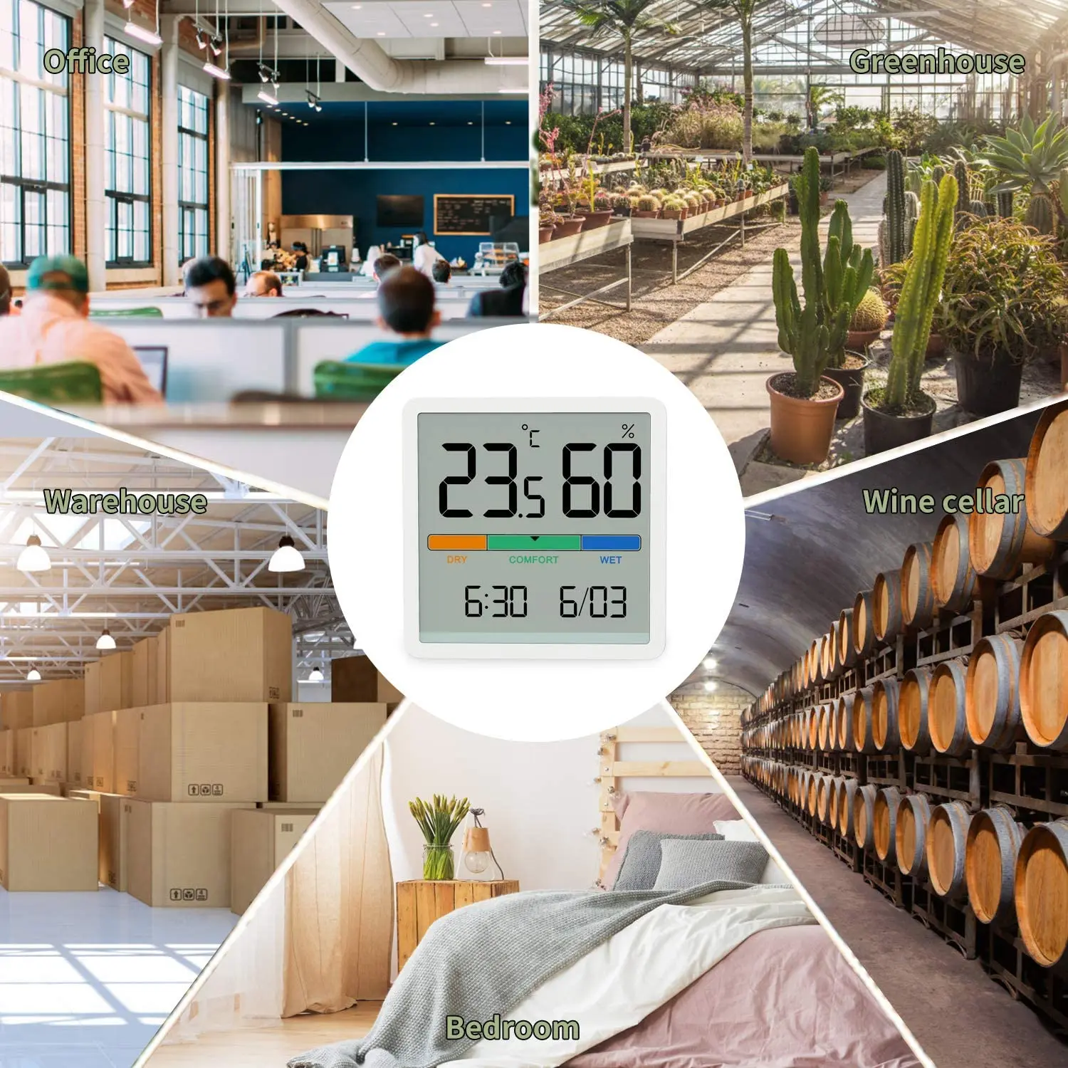 Hot Xiaomi Miiiw Mute Temperature Humidity Clock Home Indoor High-precision Baby Room C/F Temperature Monitor Huge LCD Screen
Hot Xiaomi Miiiw Mute Temperature Humidity Clock Home Indoor High-precision Baby Room C/F Temperature Monitor Huge LCD Screen