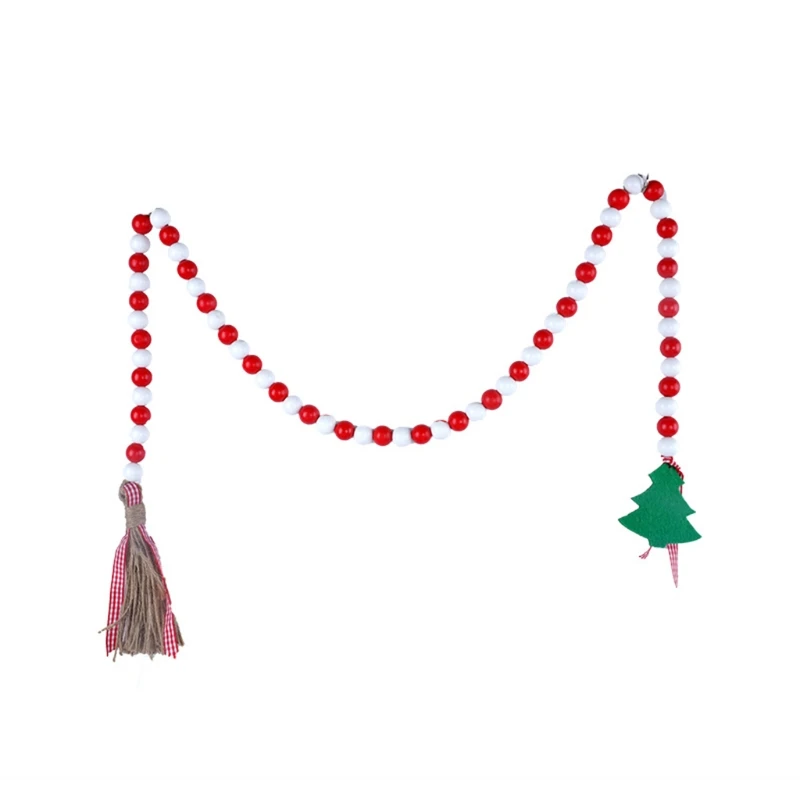 1 Piece Wooden Bead Garland Wreath with Tassel Hanging Pendants Home Ornaments 120cm Length Wood Beads Christmas Decor
1 Piece Wooden Bead Garland Wreath with Tassel Hanging Pendants Home Ornaments 120cm Length Wood Beads Christmas Decor