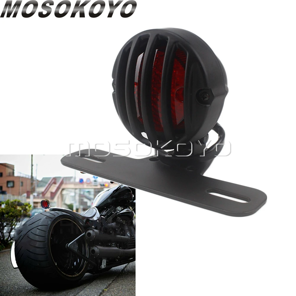 Задние светодиодные мотоциклетные Ретро фонари 12 В с держателем номерного знака для Harley Street Bob Chopper Custom
Задние светодиодные мотоциклетные Ретро фонари 12 В с держателем номерного знака для Harley Street Bob Chopper Custom