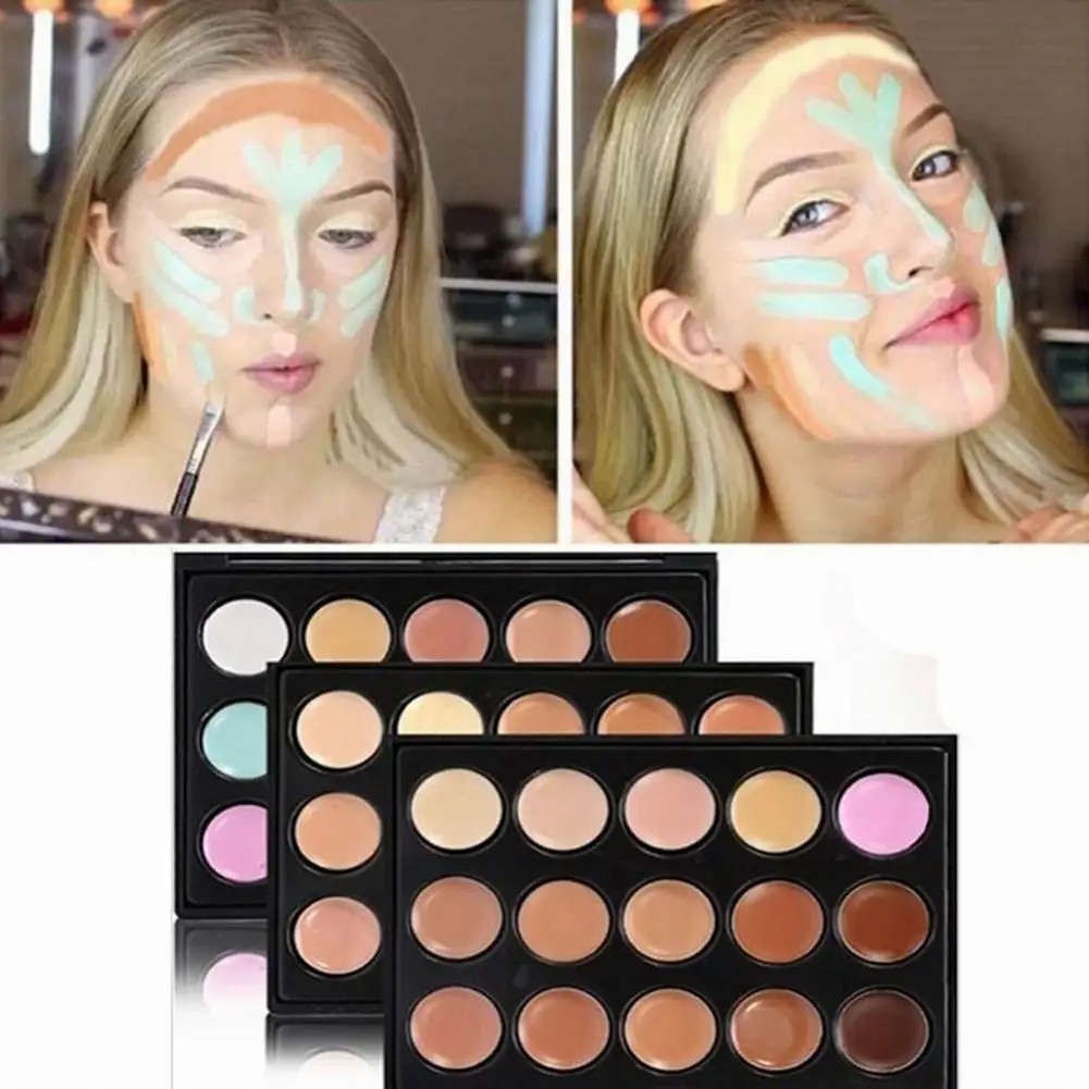 Concealer Palette 15 Colors Foundation Facial Cream Palettes Cosmetic Contouring Makeup
Concealer Palette 15 Colors Foundation Facial Cream Palettes Cosmetic Contouring Makeup