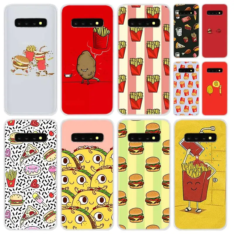 Мягкий силиконовый чехол для Samsung Galaxy S21, S20, Uitra, S10, S9, S8 Plus, Lite Ultra, S20fe, S10e, S7Edge, мультяшный чехол с картофелем фри, бургерами
Мягкий силиконовый чехол для Samsung Galaxy S21, S20, Uitra, S10, S9, S8 Plus, Lite Ultra, S20fe, S10e, S7Edge, мультяшный чехол с картофелем фри, бургерами