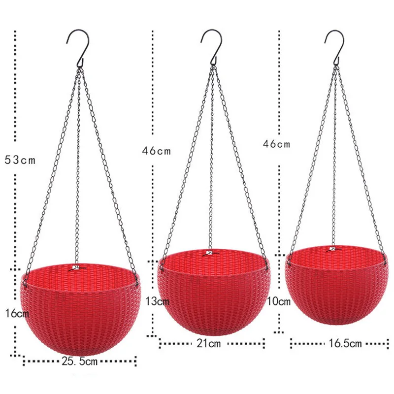 Creative Chain Hanging Planters Pots Plastic Hanging Basket Imitation Rattan Vase for Wedding Decoration Home Decor Flowers Vase
Creative Chain Hanging Planters Pots Plastic Hanging Basket Imitation Rattan Vase for Wedding Decoration Home Decor Flowers Vase
