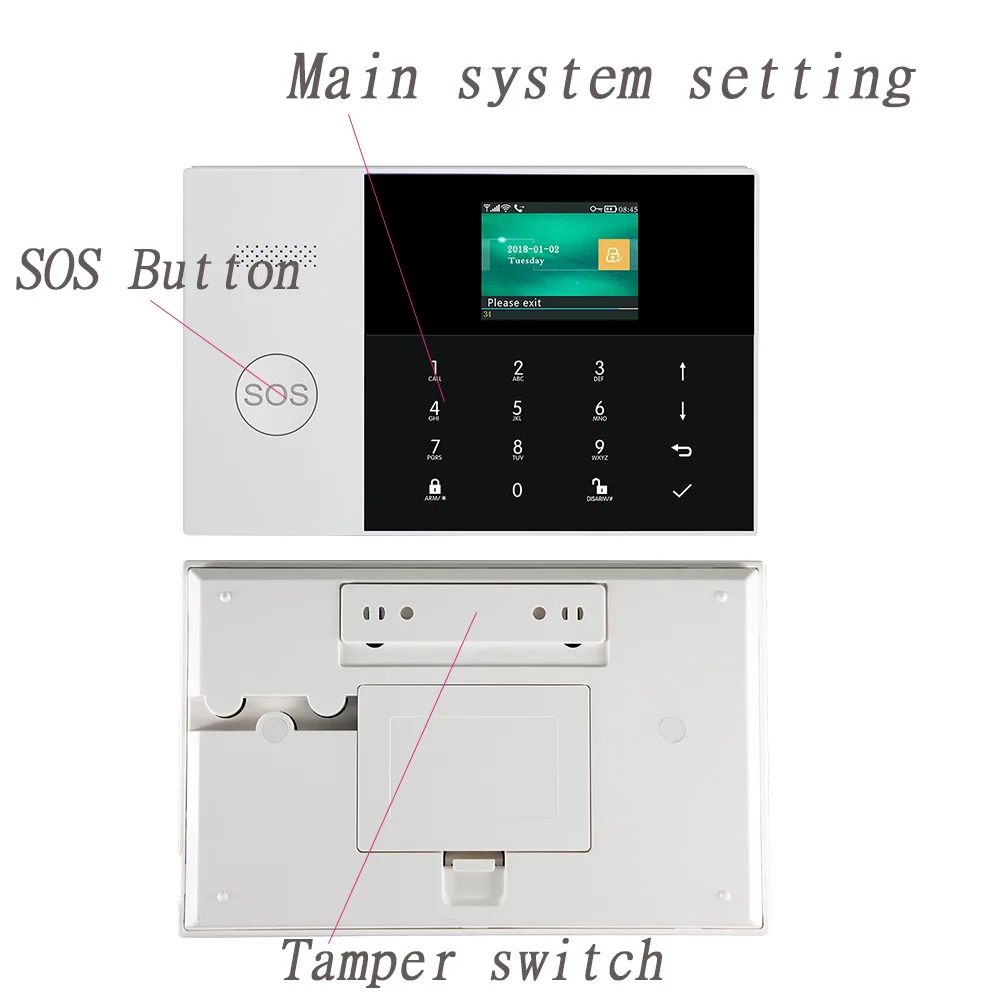 WiFi 3G Wireless Security Alarm System Remote APP Control Burglar Anti Theft House Alarm Host For IOS Android Smart Home Kit
WiFi 3G Wireless Security Alarm System Remote APP Control Burglar Anti Theft House Alarm Host For IOS Android Smart Home Kit