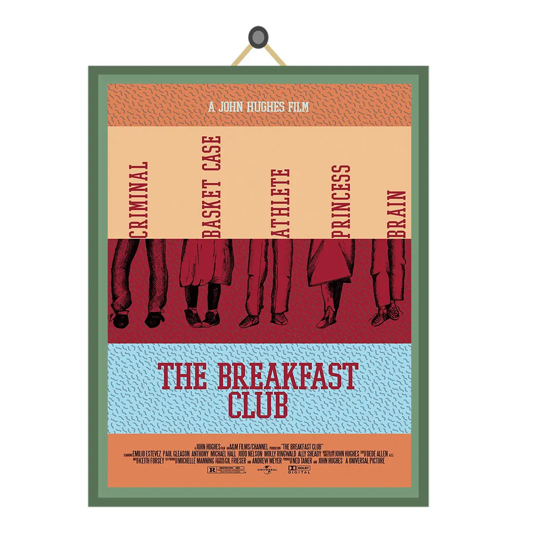 Фото Плакат художественный шелковый декор комнаты завтрак клуб сделано по мотивам
