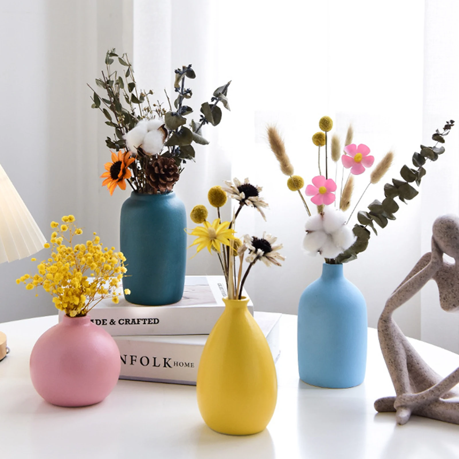 Flower Vase Decoration Home Ceramic Vase Flower Pot Desktop Decor Flower Basket Nordic Decoration Flower Holder Diplomatic
Flower Vase Decoration Home Ceramic Vase Flower Pot Desktop Decor Flower Basket Nordic Decoration Flower Holder Diplomatic
