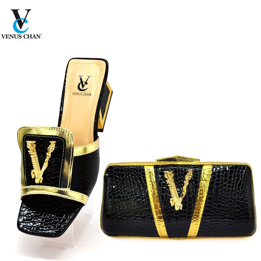 Elegant Womoen High Qualtiy New African Women Shoes Matching Handbag Pointed Toe Sandals for Garden Party Slippers
Elegant Womoen High Qualtiy New African Women Shoes Matching Handbag Pointed Toe Sandals for Garden Party Slippers