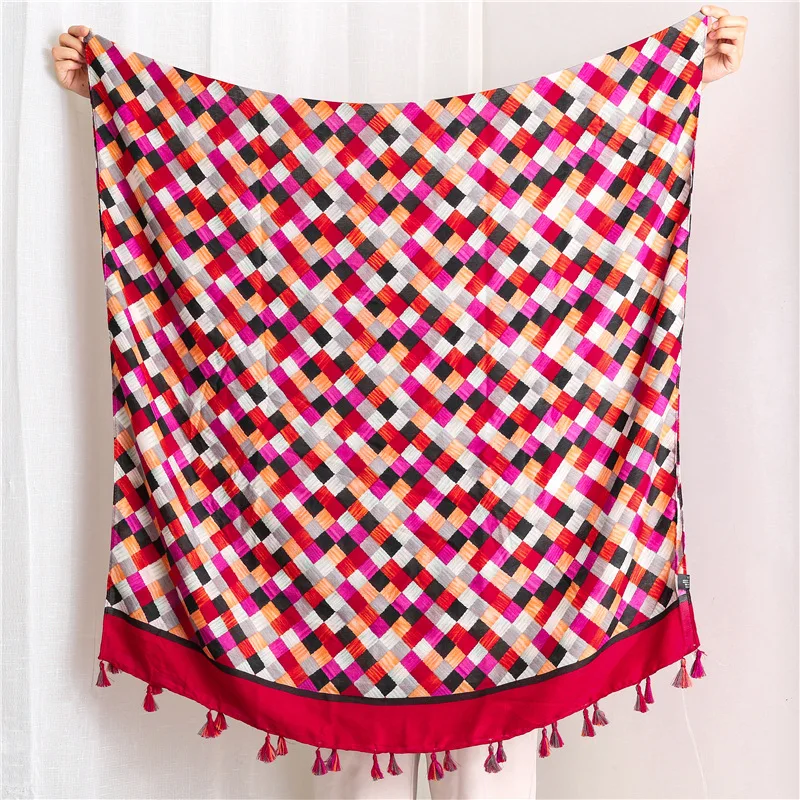 Autumn and winter Luxury brand Print Cotton scarf Fashion women's cotton material silk scarves lady New style Sunscreen shawl
Autumn and winter Luxury brand Print Cotton scarf Fashion women's cotton material silk scarves lady New style Sunscreen shawl