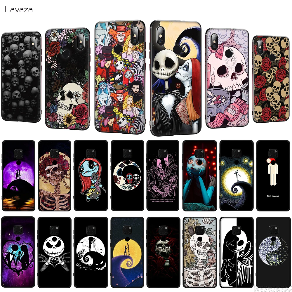 Чехол для телефона Lavaza dancing Nightmares skull из ТПУ huawei Honor View 20 Pro mate 10 30 Lite мягкий чехол |