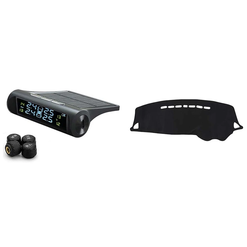 1 Pcs TPMS Wireless Tire Pressure Monitor Alarm System LCD Display & 1 Pcs Dashboard Cover (Black)
1 Pcs TPMS Wireless Tire Pressure Monitor Alarm System LCD Display & 1 Pcs Dashboard Cover (Black)
