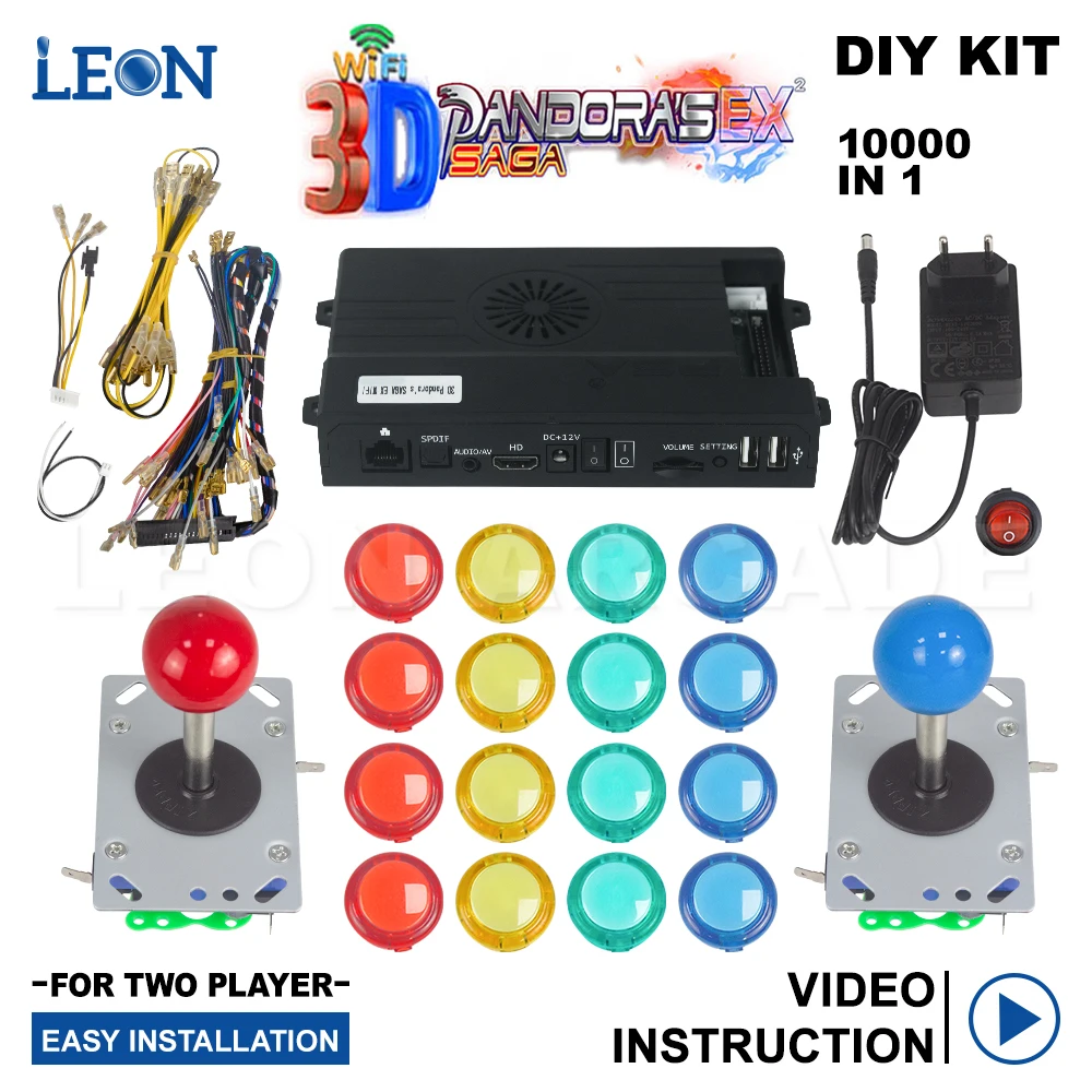 Pandora Box Saga 3d 128g kit Arcade Joystick Zippy Transparent Illuminated Led Arcade Button player pandora box 3d wifi 8000
Pandora Box Saga 3d 128g kit Arcade Joystick Zippy Transparent Illuminated Led Arcade Button player pandora box 3d wifi 8000