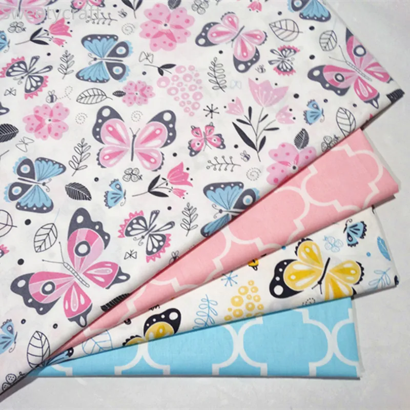 160cmX10M Butterfly Printed Baby Cotton Quilting Fabric by meter for DIY Sewing Kids Baby Bed Sheet Dress making cotton fabric
160cmX10M Butterfly Printed Baby Cotton Quilting Fabric by meter for DIY Sewing Kids Baby Bed Sheet Dress making cotton fabric