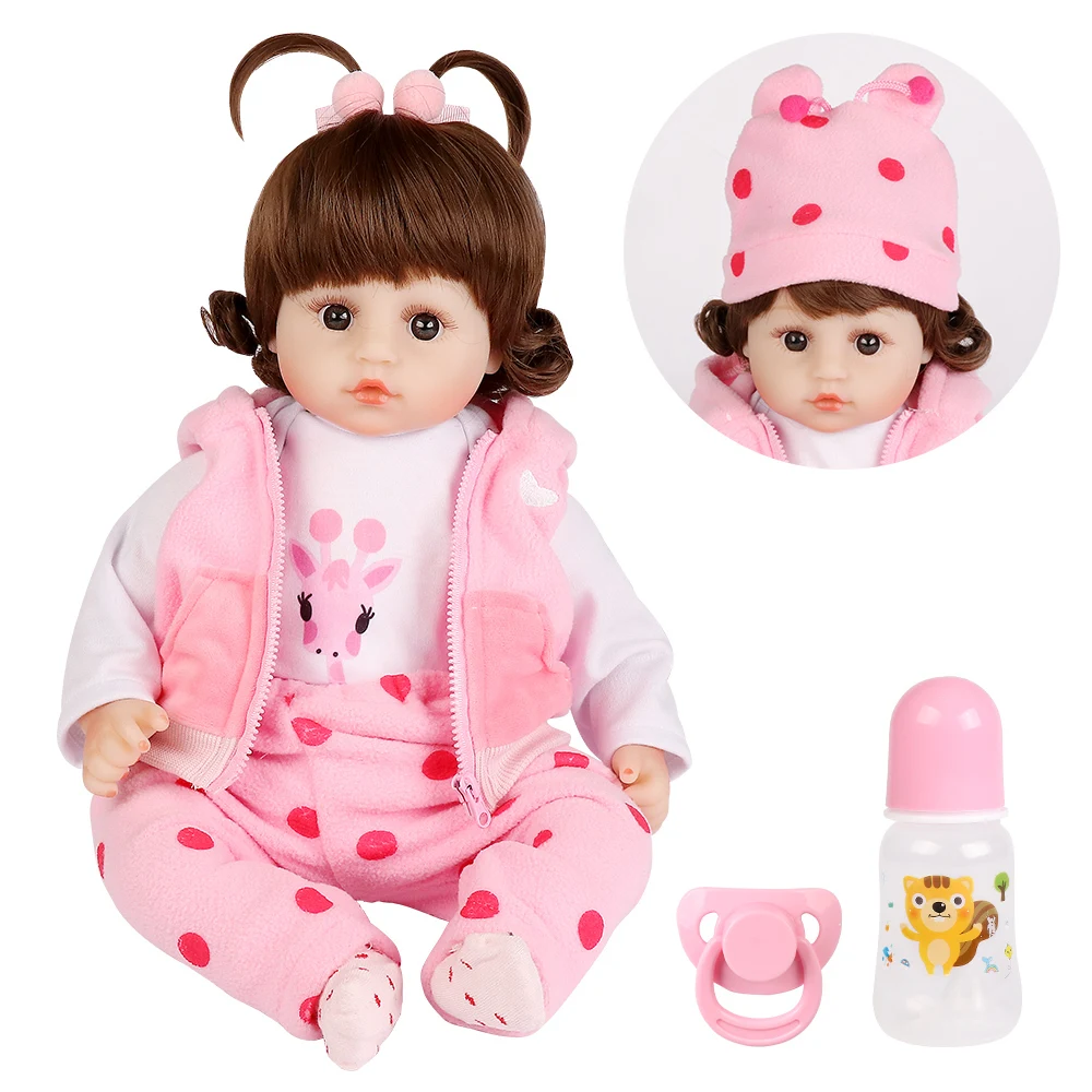 2020 Realistic 19 inch reborn doll, realistic, handmade, soft silicone reborn doll for kids, Birthday and christmas gifts, toy
2020 Realistic 19 inch reborn doll, realistic, handmade, soft silicone reborn doll for kids, Birthday and christmas gifts, toy