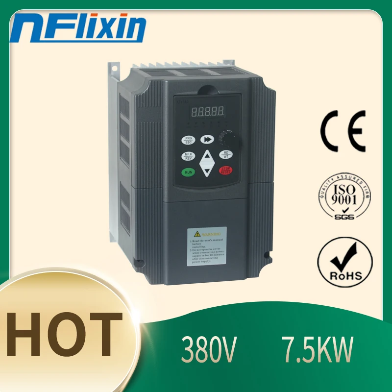 ЧПУ 7.5KW 7500w 380V 10HP 19A преобразователь частоты привода VFD для контроля скорости шпиндельного двигателя
ЧПУ 7.5KW 7500w 380V 10HP 19A преобразователь частоты привода VFD для контроля скорости шпиндельного двигателя