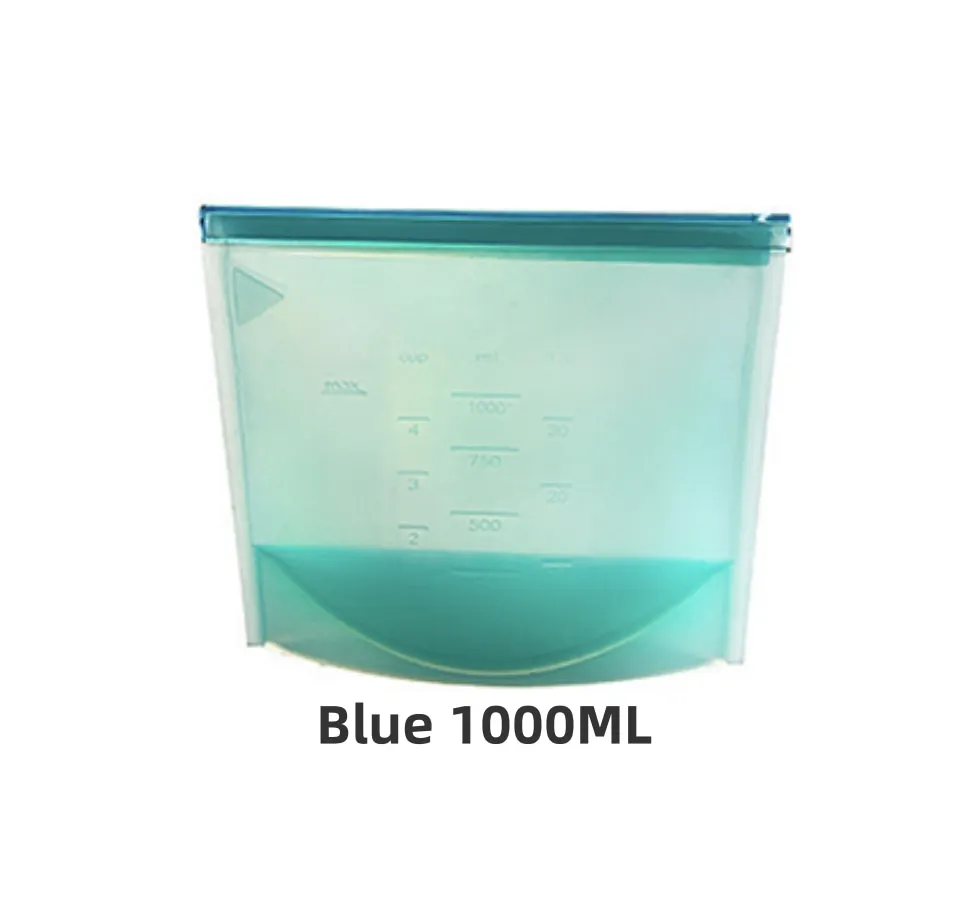 Reusable Food Grade Freezer Microwave Available Silicone Food Storage Leakproof Ziplock Bag Food Saver Sealer Bags
Reusable Food Grade Freezer Microwave Available Silicone Food Storage Leakproof Ziplock Bag Food Saver Sealer Bags