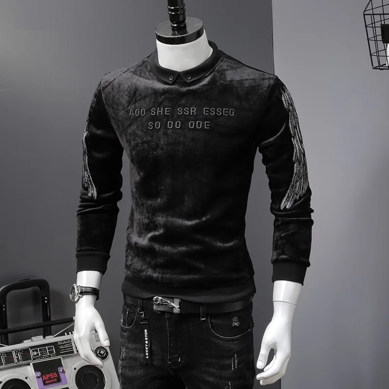 Autumn Mens Hoodie Sweatshirts Winter New Velvet Tops Print Streetwear Men Hoodies Hip Hop Pullovers Sweatshirt
Autumn Mens Hoodie Sweatshirts Winter New Velvet Tops Print Streetwear Men Hoodies Hip Hop Pullovers Sweatshirt