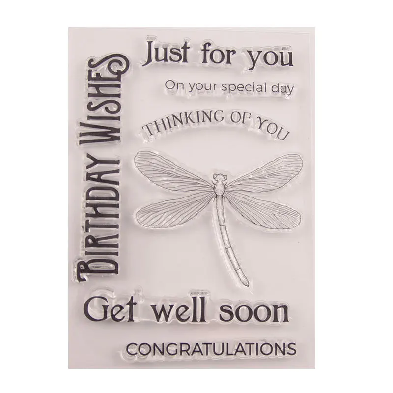 Dragonfly Clear Stamp Transparent Seal DIY Scrapbooking Card Making Clear Silicone Stamp Crafts Supplies New Stamps 2021
Dragonfly Clear Stamp Transparent Seal DIY Scrapbooking Card Making Clear Silicone Stamp Crafts Supplies New Stamps 2021