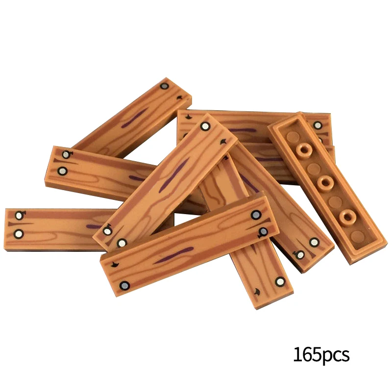 165pcs Small Particle Building Block Accessories 1x4 Smooth Wood Board Kid Early Childhood Educational Toys Children'S Toy
165pcs Small Particle Building Block Accessories 1x4 Smooth Wood Board Kid Early Childhood Educational Toys Children'S Toy