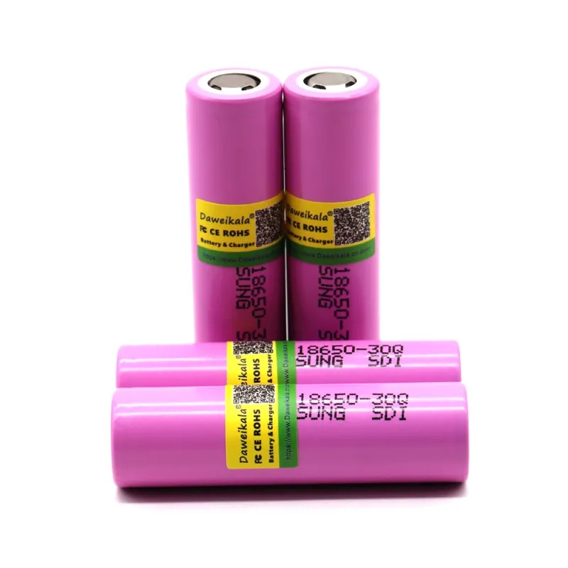 100% Original 3.7V 3000mAh for Samsung INR 18650 INR18650 30Q li-ion battery discharge 15A Rechargeable Batteries Flashlight 
100% Original 3.7V 3000mAh for Samsung INR 18650 INR18650 30Q li-ion battery discharge 15A Rechargeable Batteries Flashlight