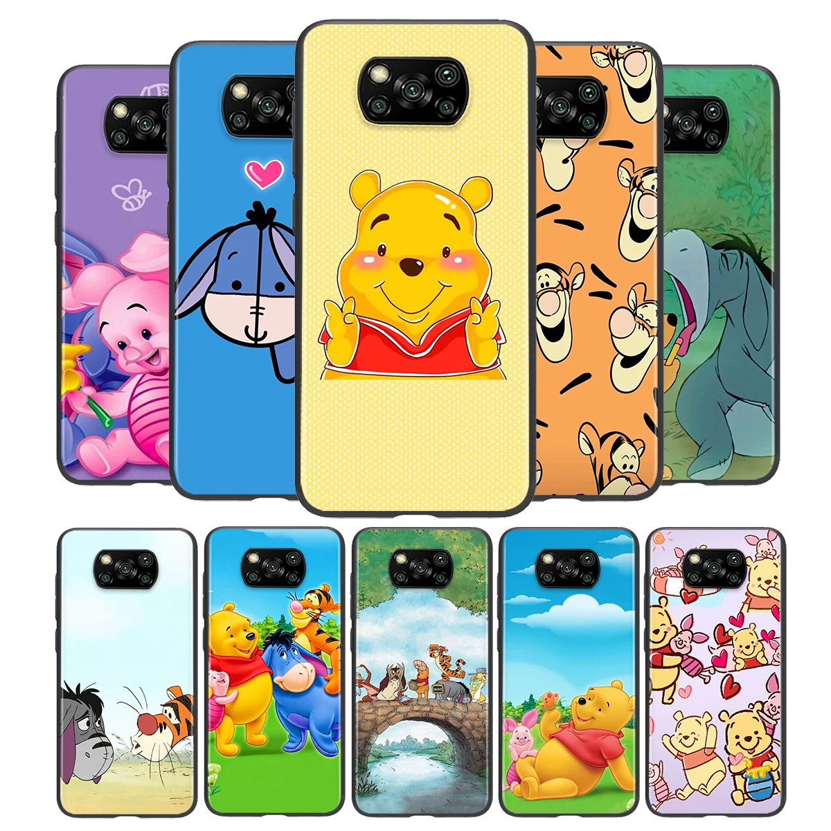 For Xiaomi Civi Play Mix 3 A2 A1 6X 5X Poco X3 NFC F3 GT M3 M2 X2 F2 Pro C3 F1 Soft Pooh Bear Cartoon Black Phone Case
For Xiaomi Civi Play Mix 3 A2 A1 6X 5X Poco X3 NFC F3 GT M3 M2 X2 F2 Pro C3 F1 Soft Pooh Bear Cartoon Black Phone Case