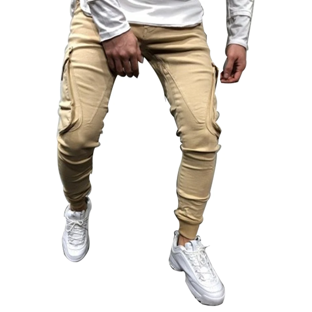 Men's Vogue Slim Fit Ankle-tied Pencil Pants Joggers Trousers Male Casaul Drawstring Side Pockets Harem Pants Solid Sportswear
Men's Vogue Slim Fit Ankle-tied Pencil Pants Joggers Trousers Male Casaul Drawstring Side Pockets Harem Pants Solid Sportswear