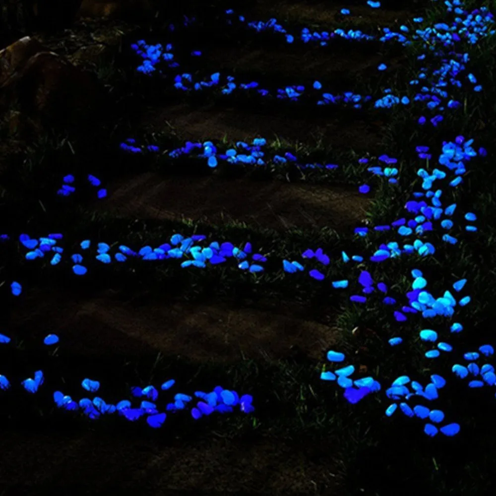150pcs Luminous Stones Glow in the Dark Garden Glow Stones Walkways Garden Path Patio Lawn Fish Tank Garden Yard Decoration
150pcs Luminous Stones Glow in the Dark Garden Glow Stones Walkways Garden Path Patio Lawn Fish Tank Garden Yard Decoration