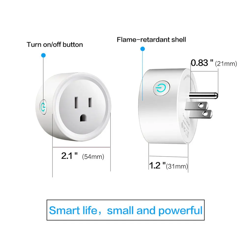 1 Pcs/4 Pcs Phone Switch Timing Plug wifi control Voice Control Socket Us Standard Socket Wifi Smart Socket Smart Plug
1 Pcs/4 Pcs Phone Switch Timing Plug wifi control Voice Control Socket Us Standard Socket Wifi Smart Socket Smart Plug