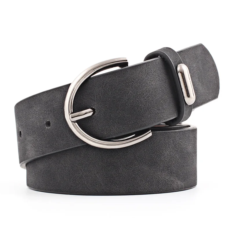 

Women's PU 3cm Width Belt Alloy Pin Buckle Waistband For Jeans Trend Female Girdle Corset Fashion New Designer Belts For Ladies