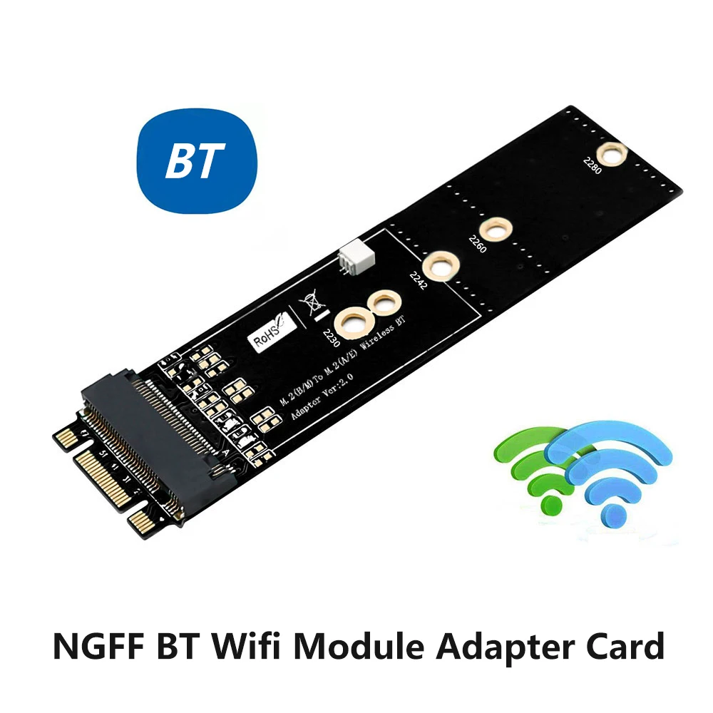 Адаптер карта M.2 Key(B + M) на Key A беспроводной адаптер конвертер BT Card для