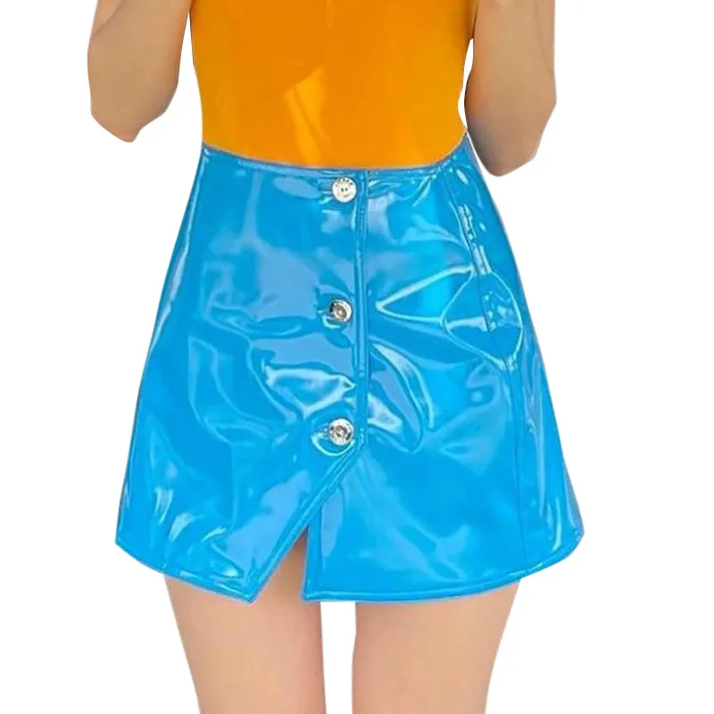 Buttoned A-line Female Short Skirts Leather Autumn New Korean Version Of High Waist Students Girls Package Hip Mini Skirts
Buttoned A-line Female Short Skirts Leather Autumn New Korean Version Of High Waist Students Girls Package Hip Mini Skirts