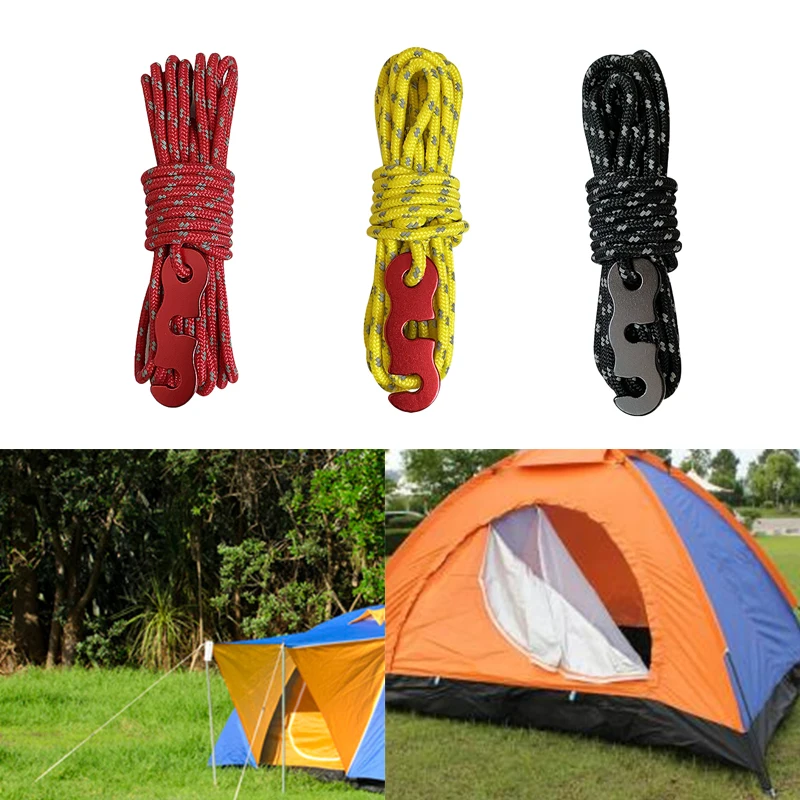 4pcs Multifunctional Wind Rope Camping Parachute Rope Tent Rope With Hooks And Buckles Outdoor Sports Camping Accessories
4pcs Multifunctional Wind Rope Camping Parachute Rope Tent Rope With Hooks And Buckles Outdoor Sports Camping Accessories