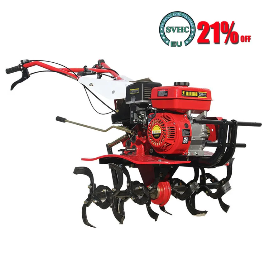 Small Gasoline Diesel Micro Tiller Agricultural Rotary Tiller Household Electric Rotary Cultivator Trenching Plowing Machine
Small Gasoline Diesel Micro Tiller Agricultural Rotary Tiller Household Electric Rotary Cultivator Trenching Plowing Machine