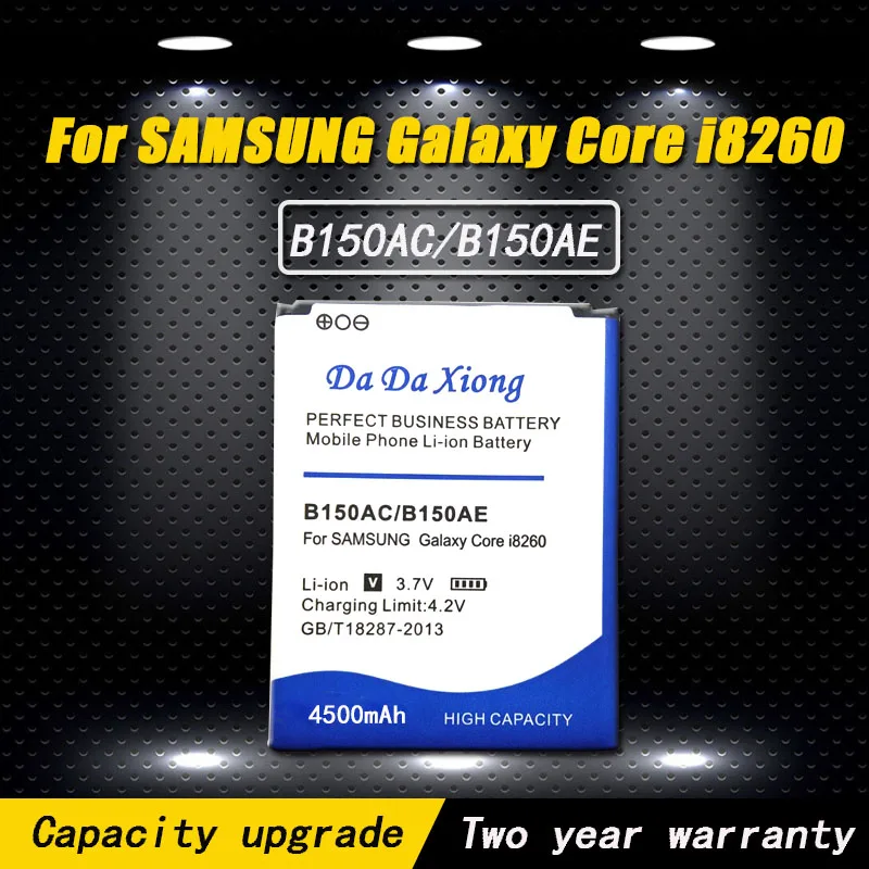 4500mAh B150AC B150AE Phone Battery Use For Samsung Galaxy Core I8260 I8262 G3502u G3502 G3508 G3509 Replacement
4500mAh B150AC B150AE Phone Battery Use For Samsung Galaxy Core I8260 I8262 G3502u G3502 G3508 G3509 Replacement