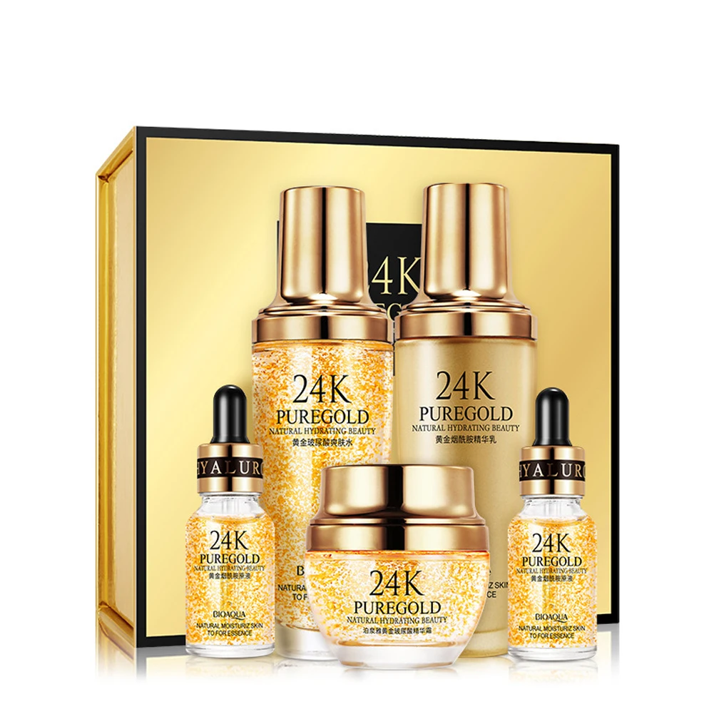 24k Gold Hyaluronic Acid Set Cosmetics Skin Moisturising Natural Speckle Fade Repair Whitening Serum Keep Young Shrink Pores
24k Gold Hyaluronic Acid Set Cosmetics Skin Moisturising Natural Speckle Fade Repair Whitening Serum Keep Young Shrink Pores