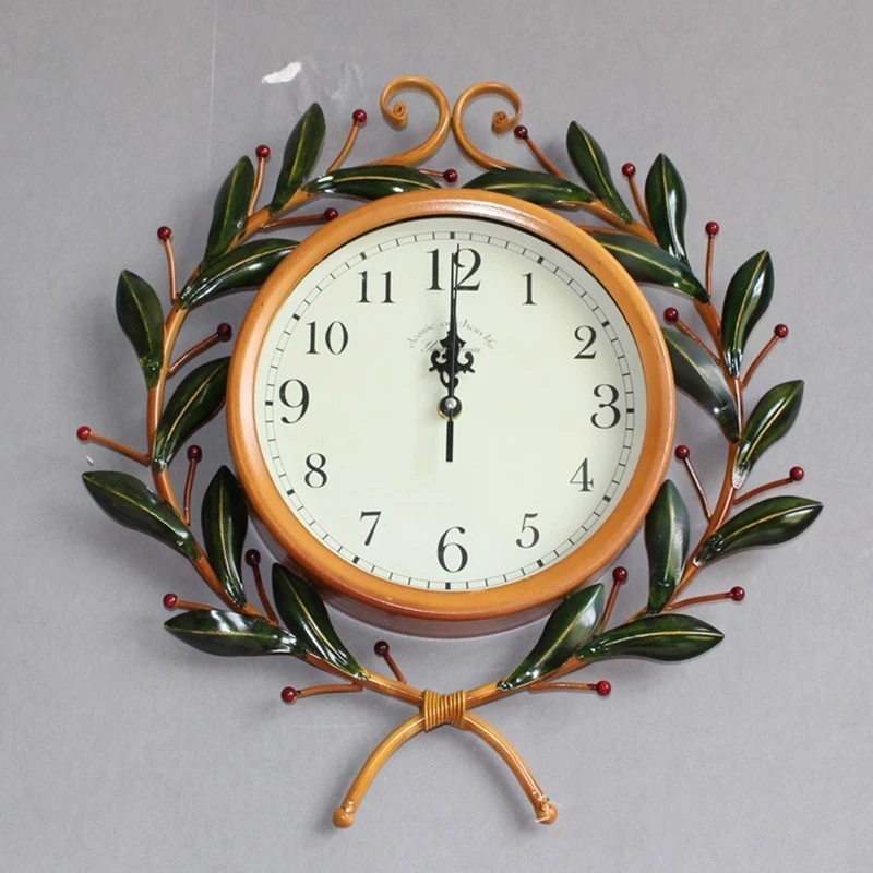 Nordic Retro Wall Clock Metal Clocks Wall Home Decor Luxury Watches Kitchen Living Room Decoration Reloj De Pared Gift
Nordic Retro Wall Clock Metal Clocks Wall Home Decor Luxury Watches Kitchen Living Room Decoration Reloj De Pared Gift