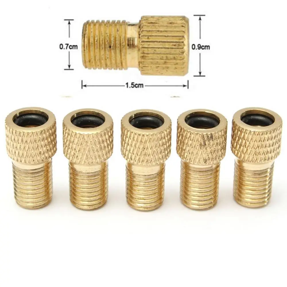 5Pcs Brass Adaptor Bicycle Valve Converter Mountain Bike Wheel Tire Transfer Pump Connector Adapter Tools
5Pcs Brass Adaptor Bicycle Valve Converter Mountain Bike Wheel Tire Transfer Pump Connector Adapter Tools