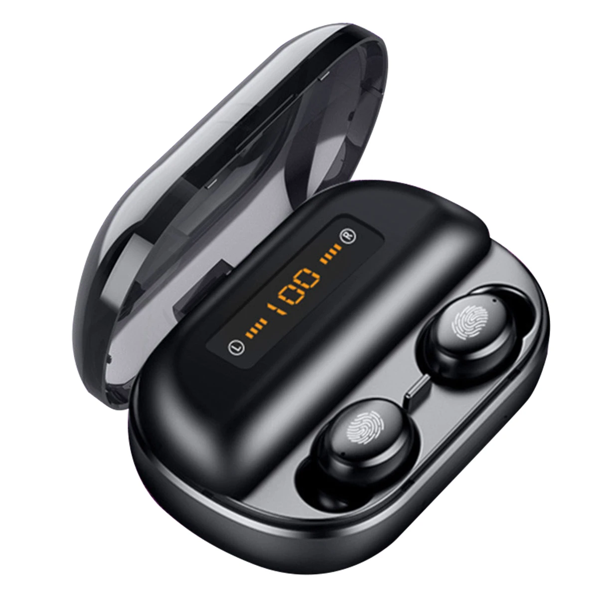 Wireless TWS Touch Control BT Earphone In-Ear Sport Headset Waterproof LED Display Earphones With 4000mAh Charging Box 
Wireless TWS Touch Control BT Earphone In-Ear Sport Headset Waterproof LED Display Earphones With 4000mAh Charging Box